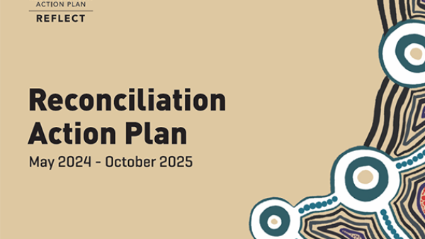 Front cover of Baxter Healthcare Reflect Reconciliation Action Plan 2024